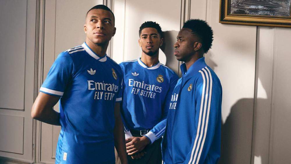 Mbappé, Bellingham y Vinicius con la tercera equipación de esta temporada