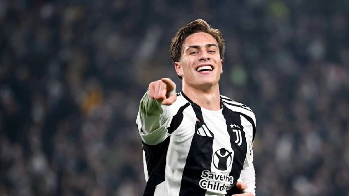 Yildiz celebrando un gol con la Juventus. Yildiz celebrando un gol con la Juventus.