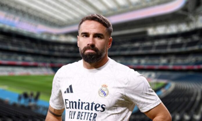 Dani Carvajal y el Santiago Bernabéu.