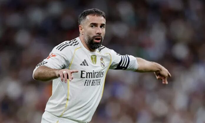 Carvajal operado con éxito de la rodilla se confirma el Dani Carvajal jugando un partido con el Real Madrid.
