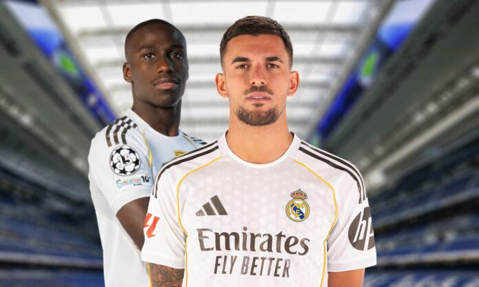 Dani Ceballos, Ferland Mendy y el Santiago Bernabéu.