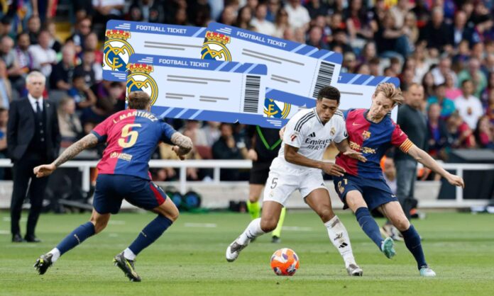 Los precios oficiales de las entradas del Real Madrid - Las entradas para ver el Clásico en el Santiago Bernabéu han triunfado entre el madridismo