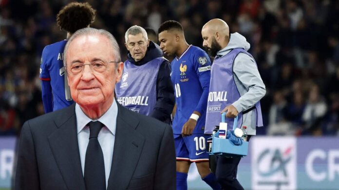 El Real Madrid le pide a Francia que Mbappé se vuelva tras dañarse el tobillo