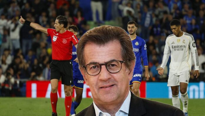 Toni Freixa se puso a llorar por el arbitraje del Getafe – Real Madrid: “No nos chupamos el dedo…”  