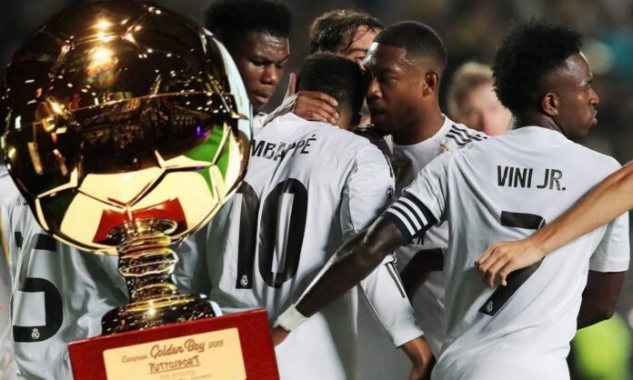 Tres jugadores del Real Madrid, candidatos al Golden Boy 2025