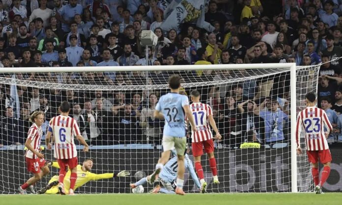 El Atlético se ha dejado dos puntos en su visita a Balaídos después de haber ganado hace ocho días al Real Madrid.