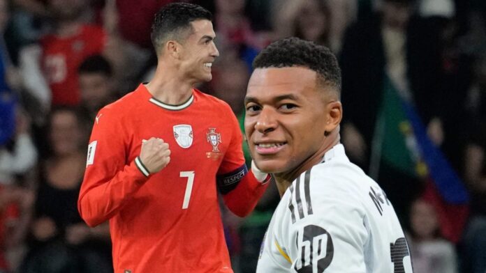 Mensaje de Mbappé a Cristiano Ronaldo tras su récord con Portugal: 