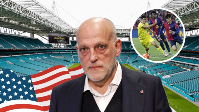 En EEUU sacuden a Tebas por sobrado tras cancelarse el Villarreal - Barcelona
