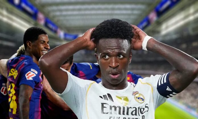 Vinícius Júnior, jugadores del Barcelona y el Santiago Bernabéu.