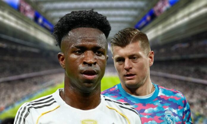 Vinicius llamó a Kroos por lo que dijo Toni de Vinícius Júnior, Toni Kroos y el Santiago Bernabéu.