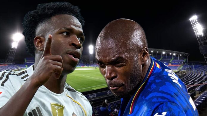 Vinicius vio a Nyom en los vestuarios tras la roja y se lo dijo a la cara: “Me has pegado…”