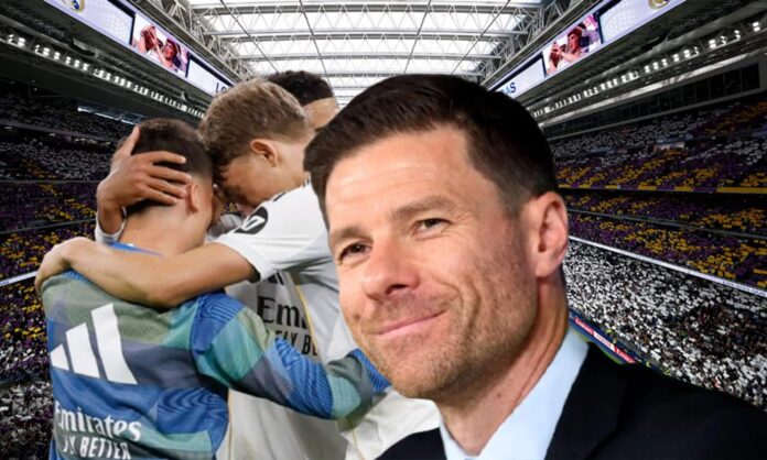 Xabi Alonso, jugadores del Real Madrid y el Santiago Bernabéu.