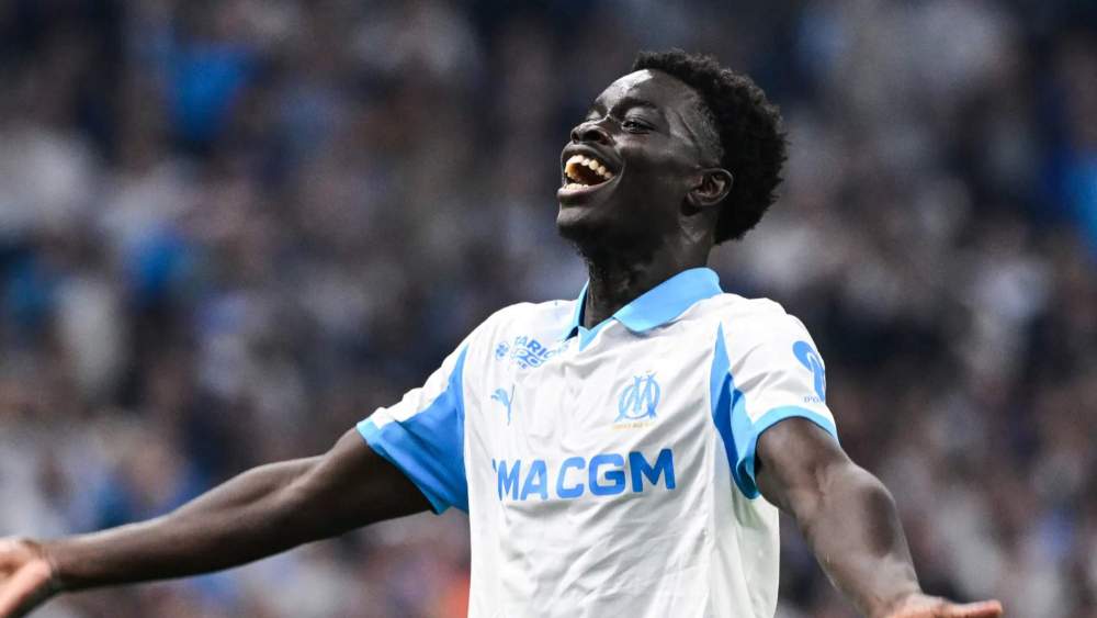 Robinio Vaz, durante un partido del Olympique de Marsella de esta temporada.