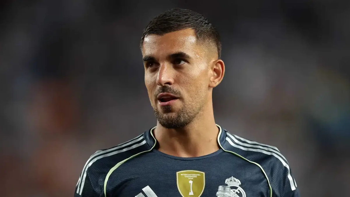 Dani Ceballos jugando un partido con el Real Madrid. Dani Ceballos jugando un partido con el Real Madrid.
