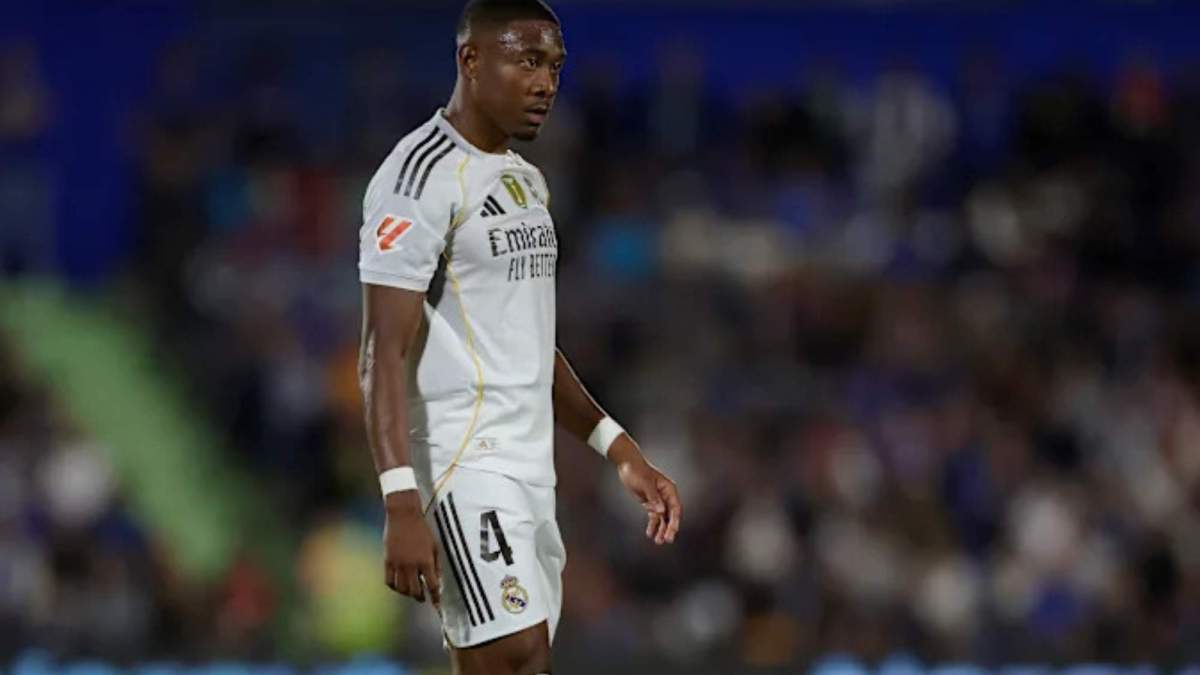 David Alaba durante el Getafe Real Madrid David Alaba durante el Getafe Real Madrid