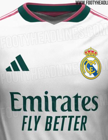 Imagen de la nueva camiseta del Real Madrid publicada en Footy Headlines Imagen de la nueva camiseta del Real Madrid publicada en Footy Headlines