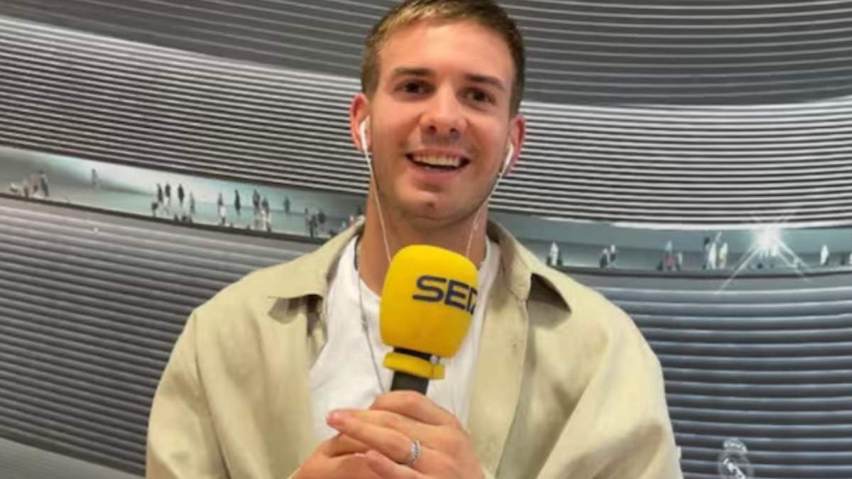 Franco Mastantuono en la entrevista con la Cadena SER