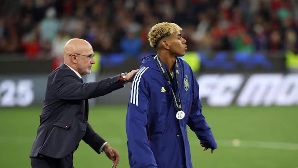 Luis de la Fuente, Lamine Yamal y la Selección Española. Luis de la Fuente, Lamine Yamal y la Selección Española.
