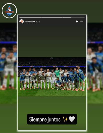 Mensaje de Kylian Mbappé