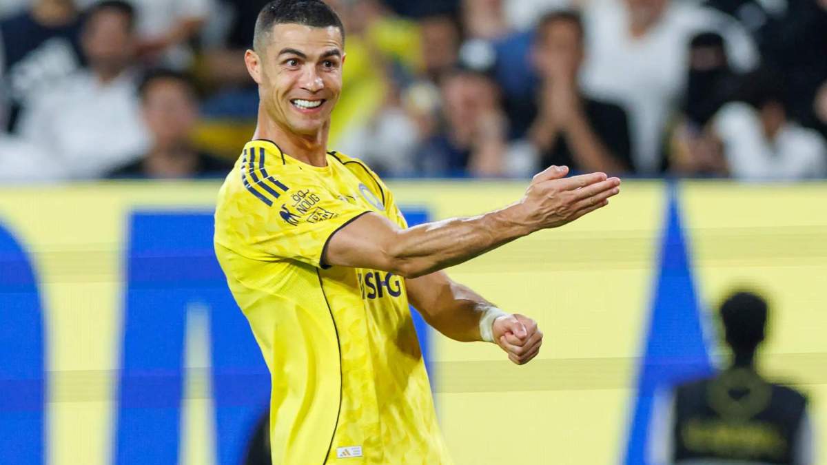 Cristiano Ronaldo, en un partido de la Superliga de Arabia Saudí con el Al-Nassr.