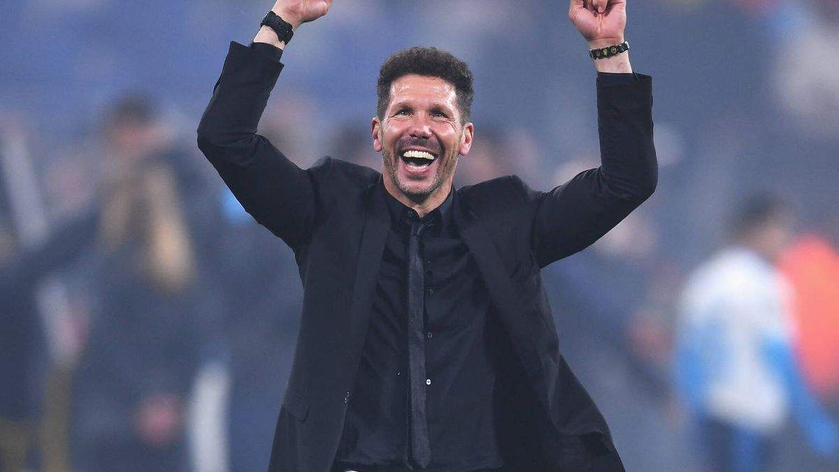 El Cholo Simeone en un partido del Atlético de Madrid. El Cholo Simeone en un partido del Atlético de Madrid.