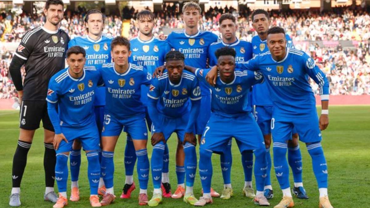 Once del Real Madrid en Vallecas Once del Real Madrid en Vallecas