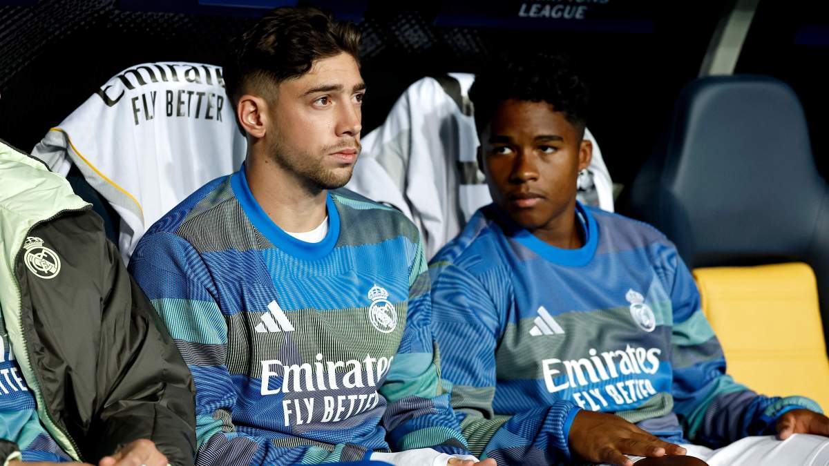 Endrick en el banquillo del Real Madrid Endrick en el banquillo del Real Madrid