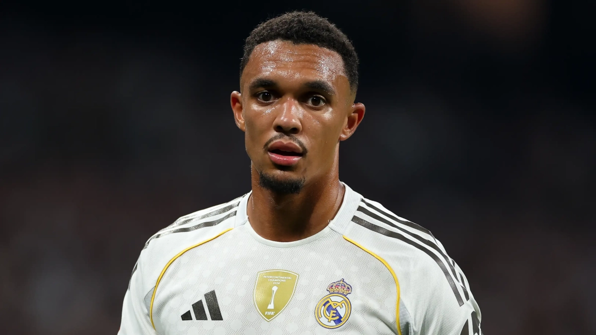 Trent Alexander-Arnold jugando un partido con el Real Madrid. Trent Alexander-Arnold jugando un partido con el Real Madrid.