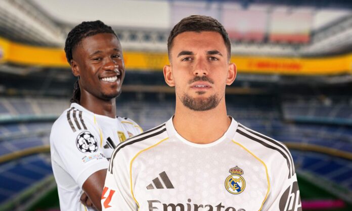 Dani Ceballos, Eduardo Camavinga y el Santiago Bernabéu. 