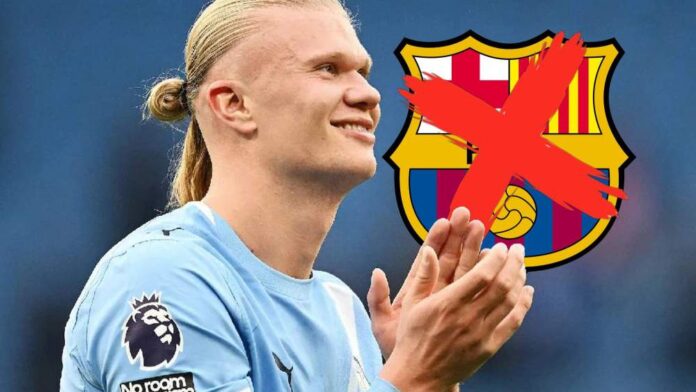 Haaland dice 'no' al Barcelona para fichar por el Real Madrid