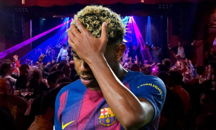 Lamine Yamal y una foto de Luz de Gas.