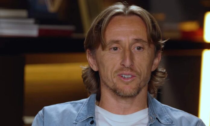 Luka Modric hablando del Real Madrid en una entrevista.