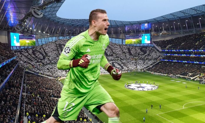 El Tottenham quiere fichar a Lunin en enero