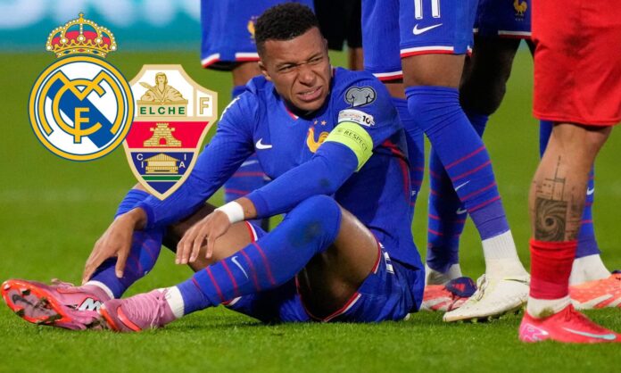 Ya se conoce si Mbappé podrá jugar contra el Elche tras su problema físico con Francia