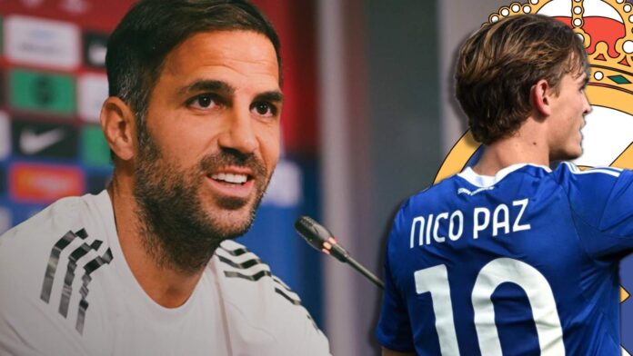 Fàbregas pone en duda el regreso de Nico Paz al Real Madrid: 