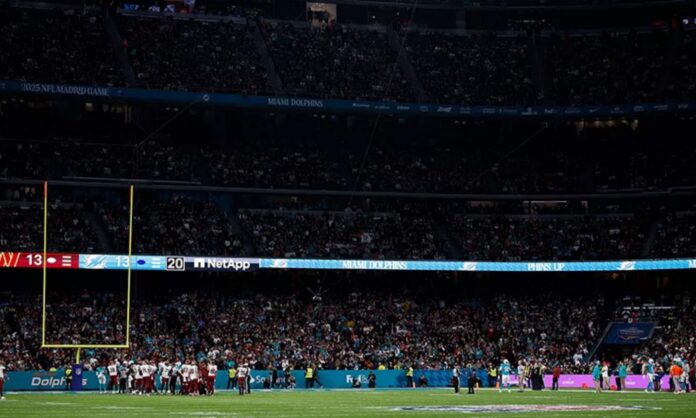 El nuevo Bernabéu ha escrito una página histórica, otra más, con el partido de la NFL entre los Miami Dolphins y los Washington Commanders.