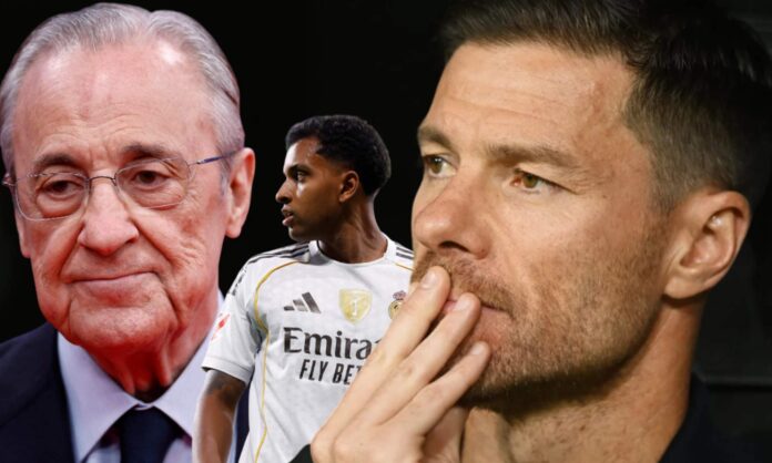 Xabi Alonso le explica a Florentino por qué saca tanto a Rodrygo: 