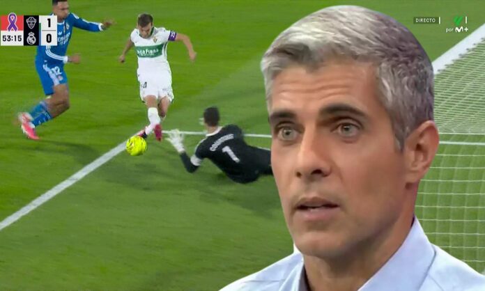 José Luis Sánchez estalla por el gol de Aleix Febas: 