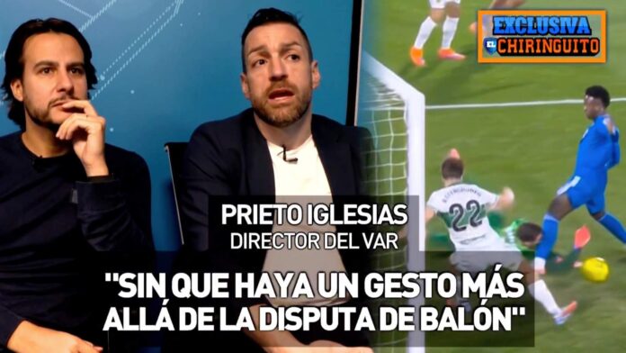 El VAR y su jefe sentencian la acción de Vinicius con Iñaki Peña: 