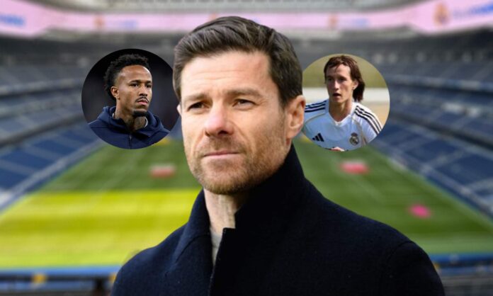 Xabi Alonso, Eder Militao Joan Martínez y el Santiago Bernabéu. 