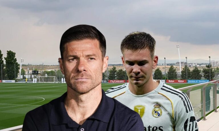 Xabi Alonso, Franco Mastantuono y un campo de entrenamiento de Valdebebas.
