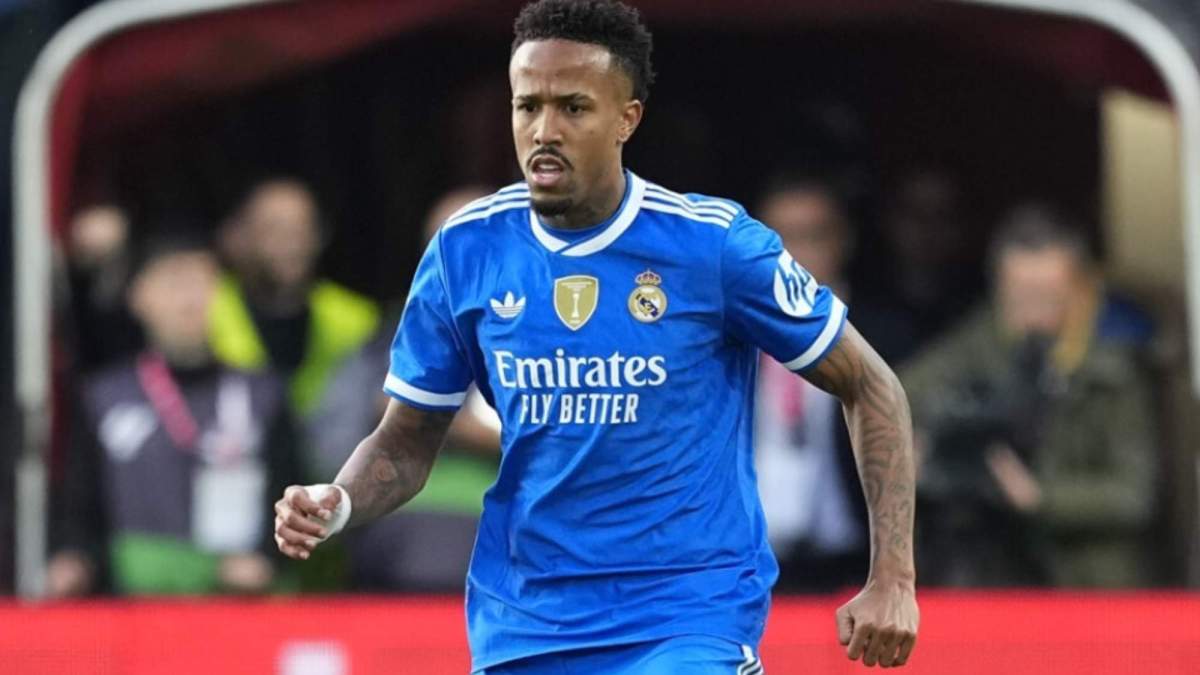 Éder Militao vuelve a ser titular con el Real Madrid tras su lesión muscular con Brasil durante el último 'parón'. Éder Militao vuelve a ser titular con el Real Madrid tras su lesión muscular con Brasil durante el último 'parón'.