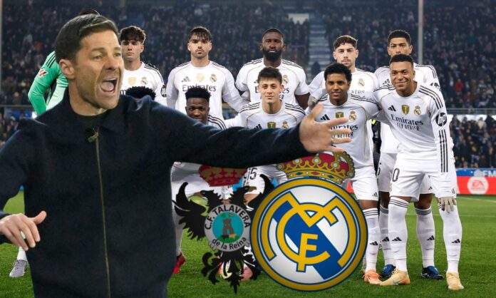 Xabi Alonso realiza muchos cambios para medirse al Talavera en el estreno del Real Madrid en la Copa del Rey de esta temporada.