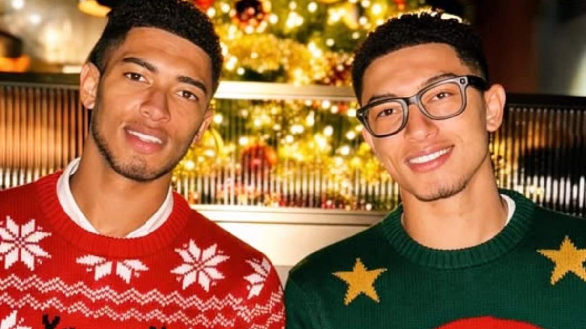 Jude Bellingham junto a su hermano en Nochebuena