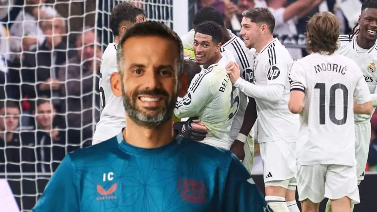 Ismael Camenforte y los jugadores del Real Madrid celebrando un gol. Ismael Camenforte y los jugadores del Real Madrid celebrando un gol.