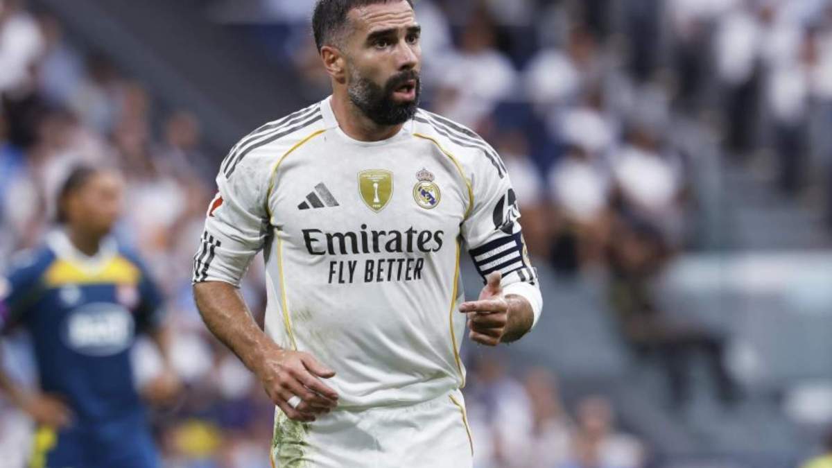 Carvajal en un encuentro de LaLiga de esta campaña