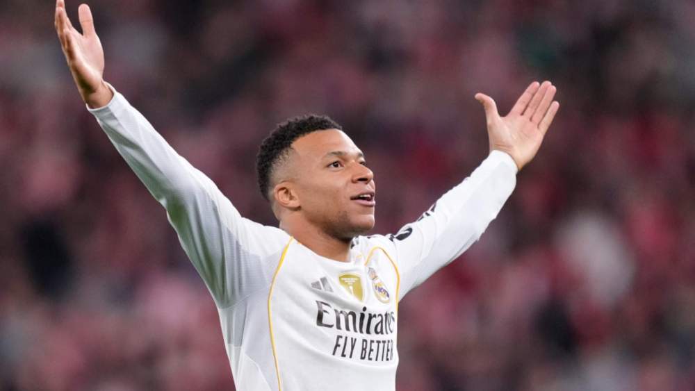 Kylian Mbappé viene de anotar un 'doblete' en Bilbao y ya suma 25 goles en lo que llevamos de curso.