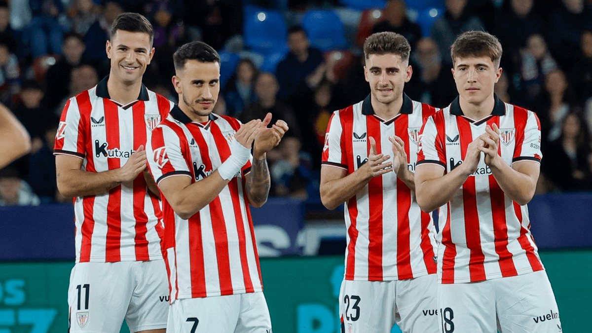 los jugadores del athletic ante el levante foto athletic club los jugadores del athletic ante el levante foto athletic club