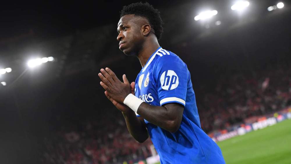 Vinicius Junior, en el encuentro de la semana pasada frente al Olympiacos. Vinicius Junior, en el encuentro de la semana pasada frente al Olympiacos.