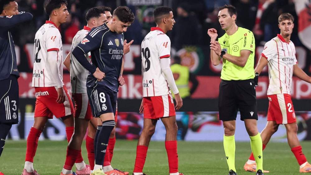 El Real Madrid viene de empatar en Gerona con un arbitraje nefasto de Ricardo De Brugos Bengoetxea.